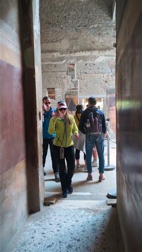 Pompeii House Corridor and Interior Rooms
