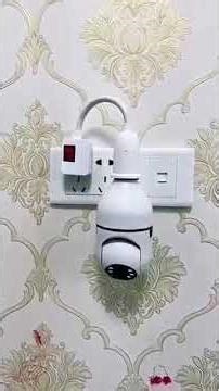 E27 Wireless WiFi Light Bulb Camera – 360° HD Full-Color Home Security Monitoring with Mobile Remote