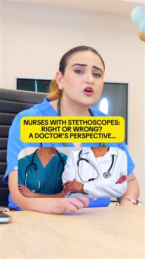 Got called out for wearing a stethoscope as a nurse? Let’s talk about why it’s more than just a doctor’s tool. Nurses use them every day for patient care, and we’ve earned the right to wear them with pride. Watch to hear the truth! 🎥 #doctors #doctor #medicine #medical #healthcare #health #covid #hospital #nurses #nurse #medicalstudent #surgery #mbbs #neet #medschool #medico #medstudent #surgeon #coronavirus #medicalschool #doctorsofinstagram #medlife #anatomy #pharmacy #futuredoctor #physician