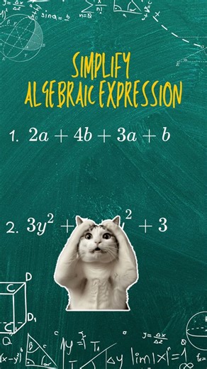 Simplify Algebraic Expression #algebra #math #mathematics #mathstricks