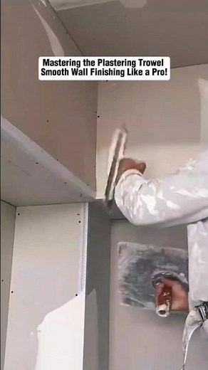 Mastering the Plastering Trowel | Smooth Wall Finishing Like a Pro!