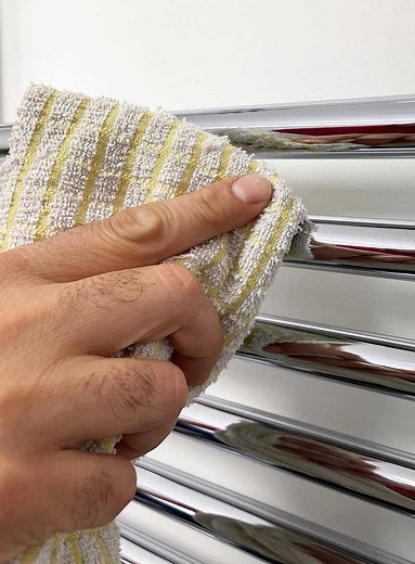 How to clean chrome bathroom radiators? | Elegant Radiators