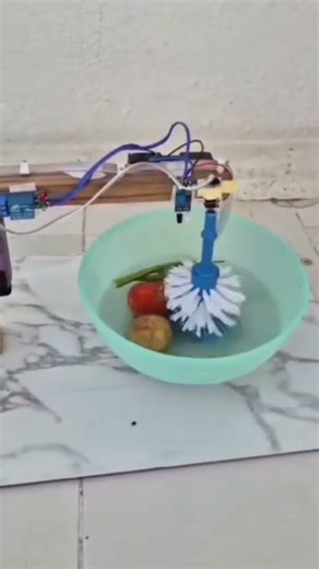 “Automatic Vegetable Washer Machine 🥦 | Smart Cleaning System Demo | Engineering Project 2025”