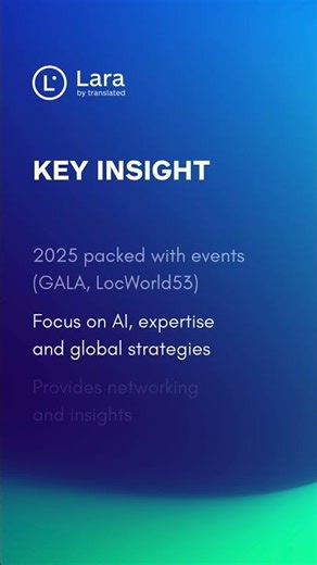 Which Localization Events Are Worth Attending in 2025?