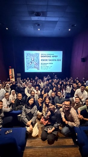 Dentons HPRP on Instagram: "After the year-end holidays with our families, it’s time to kick off the new year with some fun alongside our second family at the office 🎬✨ Dentons HPRP had the privilege of becoming the first audience of "Esok Tanpa Ibu", an upcoming Indonesian film that will soon hit cinemas nationwide. Our Partners, Associates, and Support Staffs came together to enjoy a compelling story that beautifully blends family drama and technology. Starring Dian Sastrowardoyo and Agus Rin