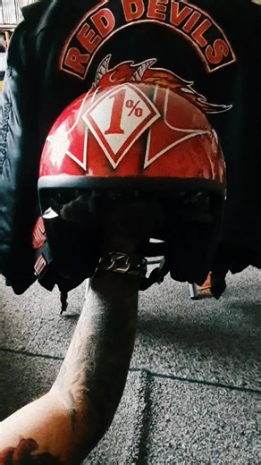 Welcome to the Ring with Red Devils Motorcycle Club and New Helmet