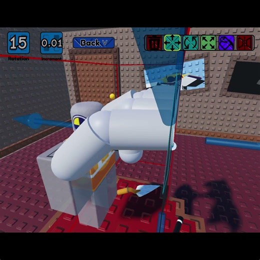 Day 23 a puppet hand #control #pupet #roblox #build