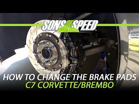 How to Change Brake Pads on a C7 Corvette | Sons of Speed