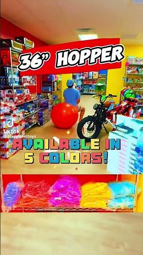 Adult Boy Sit Bounce Giant Knobby Space Hopper Ball (Non Pop)