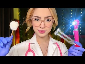 ASMR Ear Exam & Ear Cleaning 👂 Hearing Test, Doctor Roleplay, Tuning Fork, Medical, Beep Test