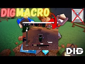 How To AFK Macro DIG! (No Tiny Task) | Roblox