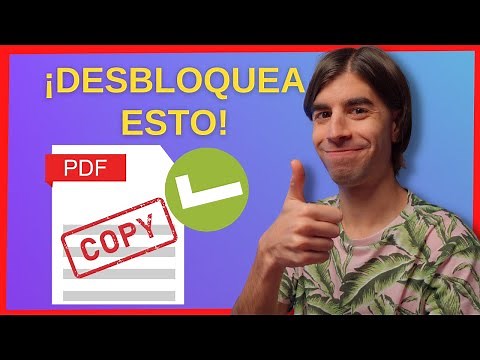 Cómo COPIAR texto de un PDF PROTEGIDO