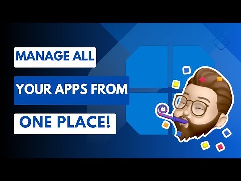 Uniget UI! Install, Update and Manage all your Apps on Windows from one place!