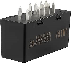 MOTOALL LM487 Hazard Warning Relay Turn Signal 3 Pin 15764135 for Chevrolet Tahoe GMC 2003-2007 10383321