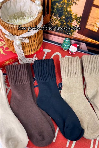 five pack of the cutest socks#tiktokmademebuyit #TikTokShopBlackFriday #tiktokshop