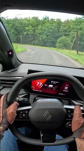 Pure Driving Bliss! 🌿 Renault Clio on Winding Roads