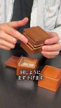 The Rings Is Yours…If You Can Solve It | Karakuri box #puzzlebox #Puzzle #Shorts