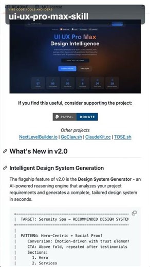 Create Non-Slop AI Web Design with With UI UX Pro Max #github #webdevelopment #appdevelopment