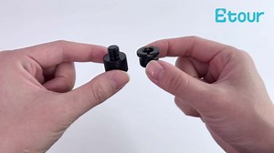 8 Pcs Mic Stand Adapter Set 5/8 Female to 3/8 Male, 3/8 Female to 5/8 Male, 5/8 Female to 1/4 Male and 1/4 Female to 5/8 Male Screw Thread Adapter Mic Thread Adapter Kit for Microphone - Black