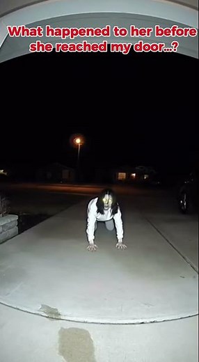SHOCKING: Doorbell Camera Captures Woman Crawling to My House at Midnight (Unsolved)