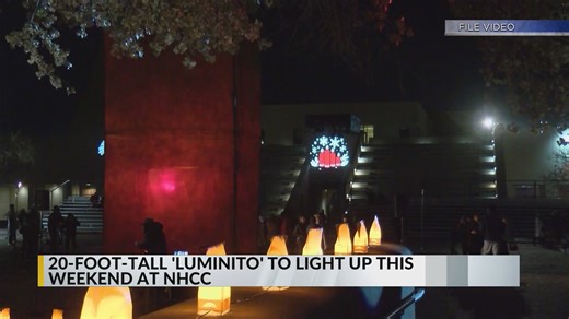 20-foot-tall 'Luminito' to light up at National Hispanic Cultural Center in Albuquerque