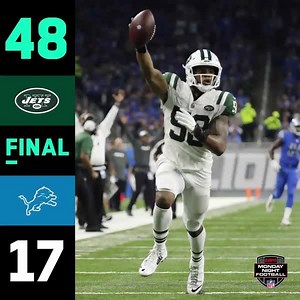 FINAL: The New York Jets win in Darnold's debut! #NYJvsDET | NFL