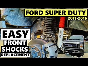 How To Replace Front Shocks On F-250, F-350 Ford Super Duty In Details + TORQUE SPECS
