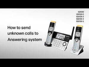 Send all unknown calls to the Answering System with the Smart Call Blocker - VTech IS8128