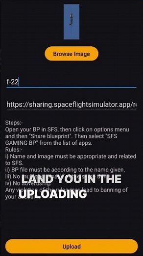 Sharing blueprints in Spaceflight Simulator