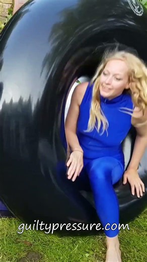 Testing 3 big inflatable rings in the garden🔥