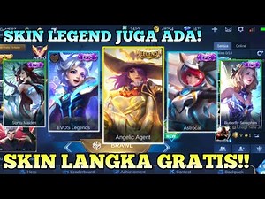 FREE RARE LEGENDARY AND EPIC SKINS!! HOW TO GET THE LATEST FREE SKINS IN MOBILE LEGENDS