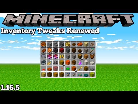 INVENTORY TWEAKS RENEWED MOD - MINECRAFT 1.16.5 (MOD SHOWCASE)