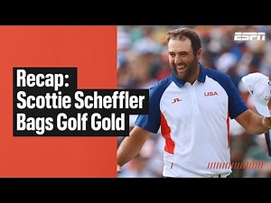 Scottie Scheffler bags gold medal in Paris Olympics ⛳