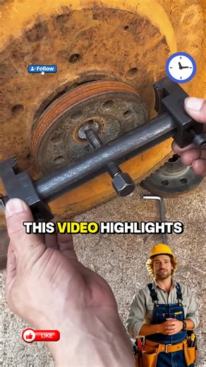Specialized Pulley Puller removes Stuck Parts! #PulleyPuller #MechanicTools #EngineRepair #ToolPorn #fyp #reels #viral #trending | Tool Tricks