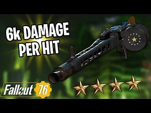 New 6k Damage LMG Build is Insane - Fallout 76 (Human/Ghoul)