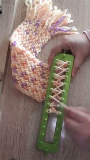 Knitting loom for beginners step by step #knitting #scarf #crochet #diy #diyprojects #hat