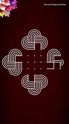 Easy and Simple Padi Kolam for Beginners | Must Try Daily Rangoli | Daily Muggulu for Apartment