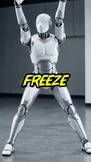 waited for “freeze” and then snapped 🤖🔥