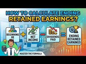 how to calculate ending retained earnings ? here is the answer