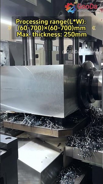 Side Face Milling Machine with 4 Toolings – Rough & Finish in One Setup #facemilling #mold #steel