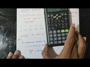 Chi-Square Distribution & Chi-Square Test | Example Problem 1 | Engineering Mathematics