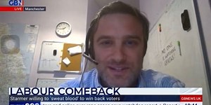 GB News guest trolls news channel’s low viewership with hidden background message