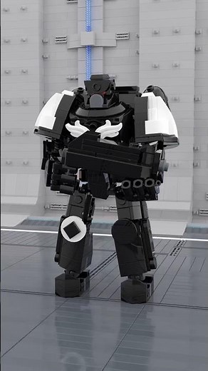 Mattlad's LEGO Moc Warhammer 40k Black Templar Satisfying Speed Build #lego #legomecha #legomech