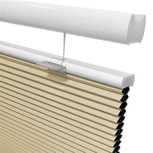 Keego Cordless Top Down Bottom Up Shades Free Moving Cellular Window Blinds Customizable for Home Bedroom Kitchen Decor Creamy 100% Blackout 28"w x 48"h