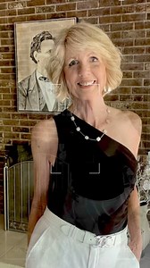 Stereotypes often suggest that older women should become less visible as they age. Challenge these harmful and outdated notions. Feeling feminine can boost confidence and self esteem, regardless of age. Age should never be a barrier to self expression. Top @clarasunwoo available in Shop My Closet. | Life in My 70s