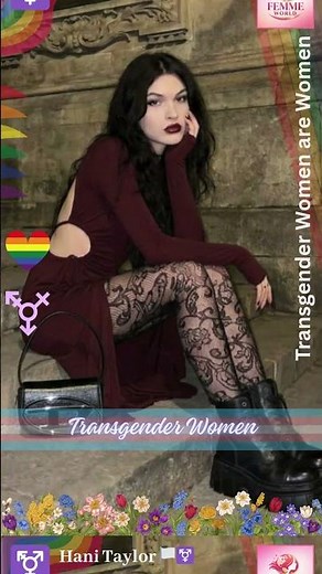 Hani Taylor 🏳️‍⚧️ Beautiful Male to Female Trans Woman Transformation ✨💖 #shorts #transgender #viral