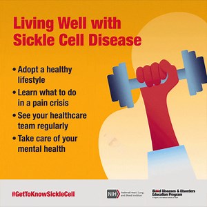 Symptoms of #SickleCell disease can vary from person to person and change over time. #GetToKnowSickleCell and find tips to support your mental and physical health. | New Jersey Department of Health