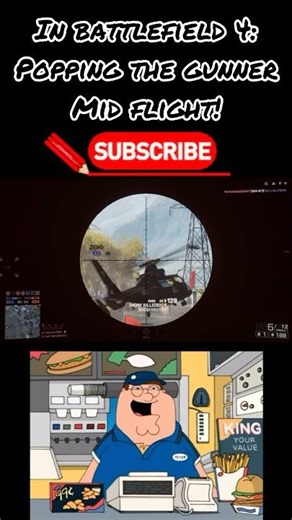 Battlefield 4: Sniper vs chopper — one shot, one takedown. 🎯🚁