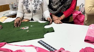 Garam sut ki lambai set karna ,baju lagana and armhole plate knowledge . | Rohilla Boutiqe