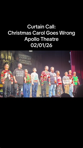 Christmas Carol Goes Wrong at Apollo Theatre